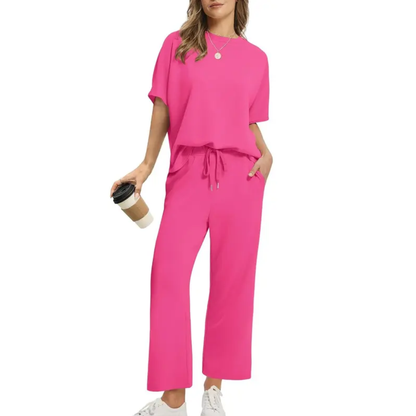 Brisa | Oversized Wide Leg Two Piece Set