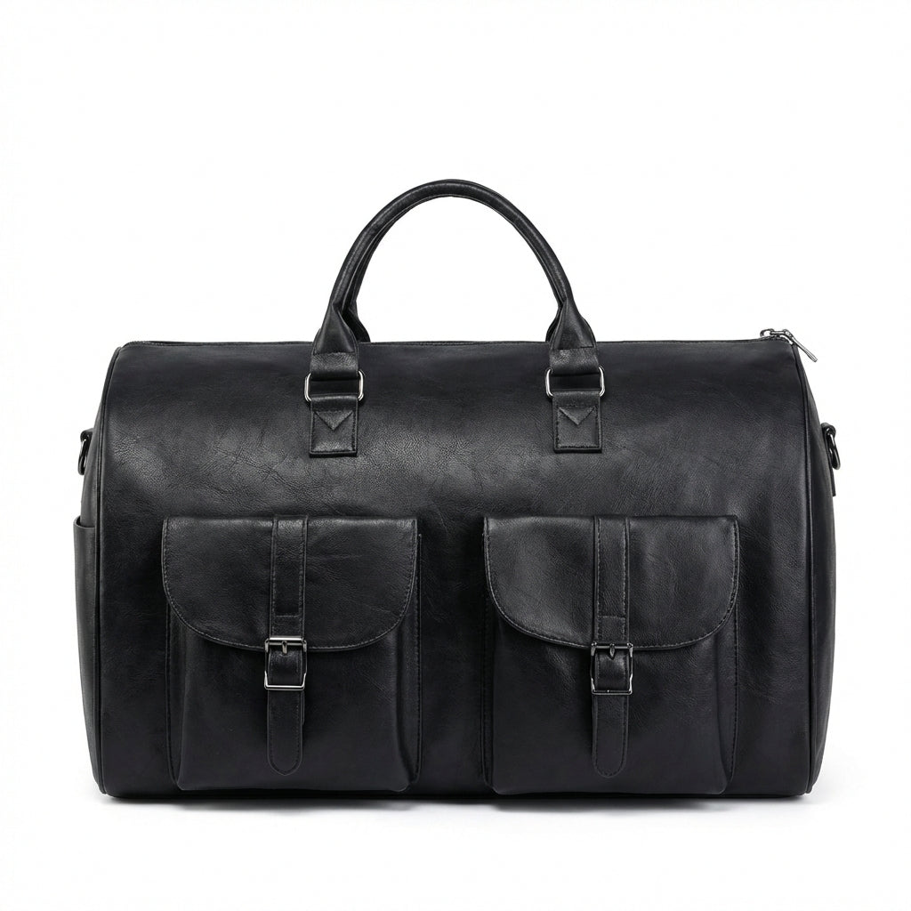 Hudson | Unisex Duffel Bag With Front Flap Storage And Reinforced Body | Travel