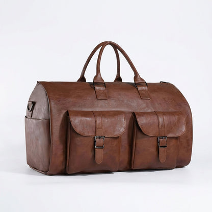 Hudson | Unisex Duffel Bag With Front Flap Storage And Reinforced Body | Travel