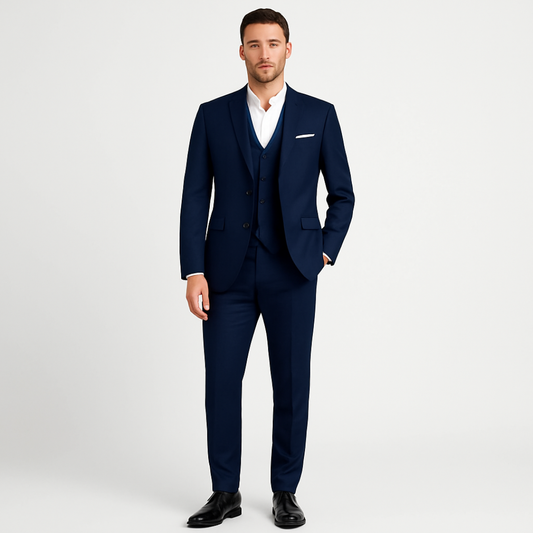 Hugo | Men’s Spring Suit Set Three Piece Notch Lapel Waistcoat