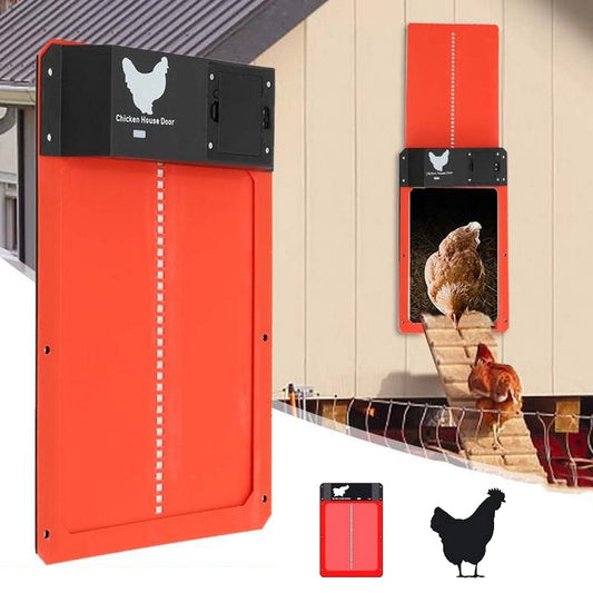 Hühnerstall-Türsystem | Lichtsensor, Wasserdicht | Raubtier-Schutz | HenSafe