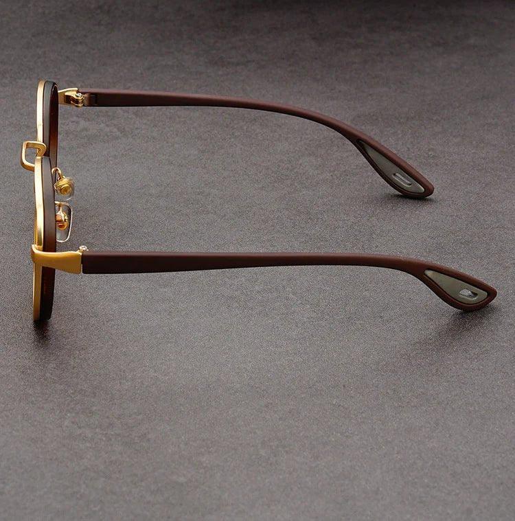 NoirGlow – Okrągłe Okulary Przeciwsłoneczne Luxe Eclipse