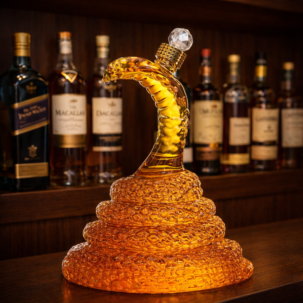 Whiskyflaske - Cobra Udgave