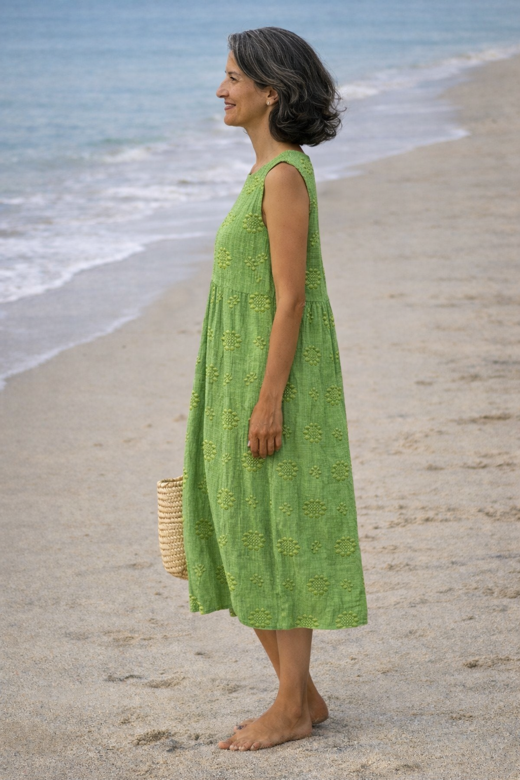 Mariah | Vestido midi estampado