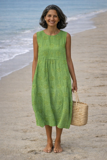 Mariah | Vestido midi estampado