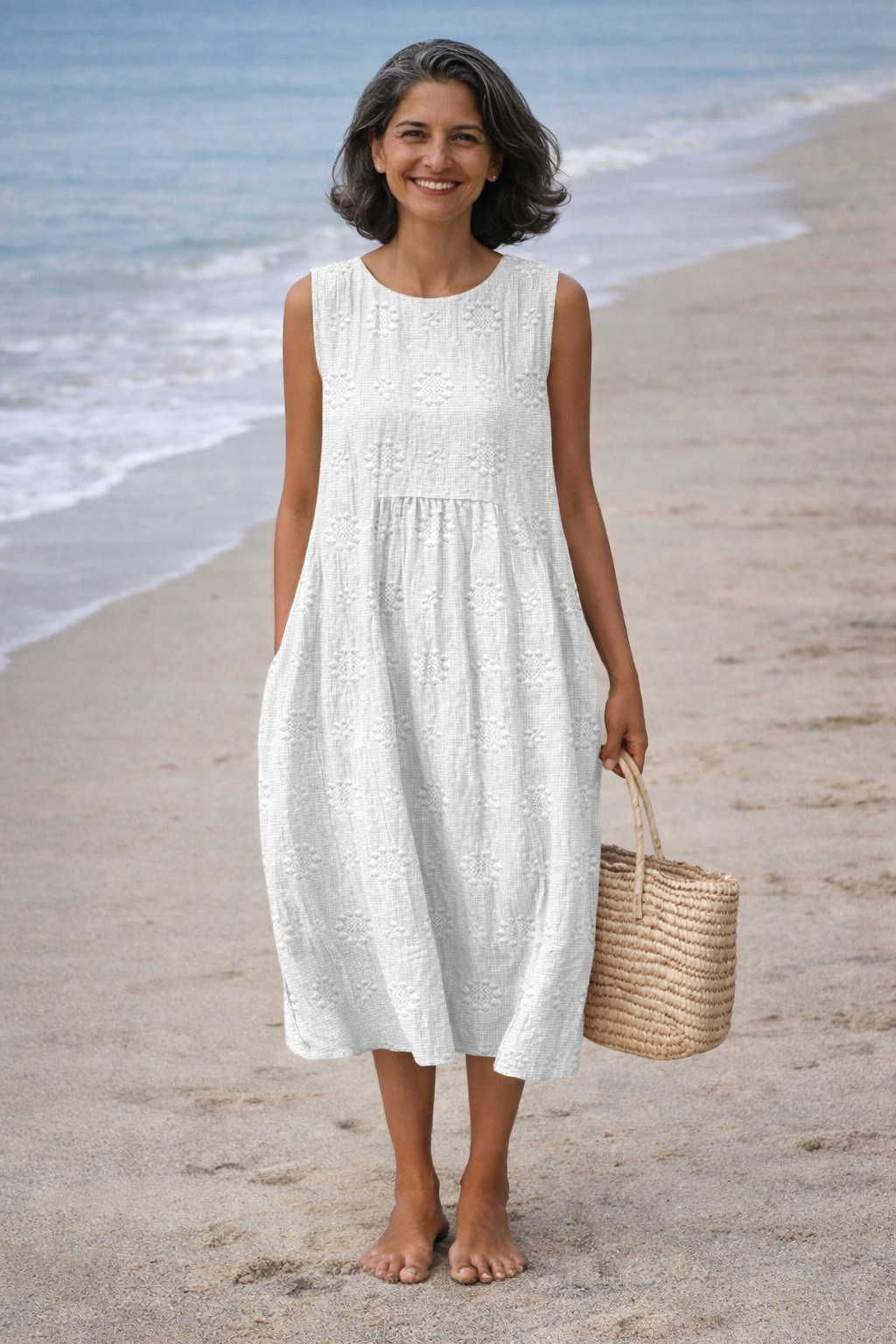 Mariah | Vestido midi estampado