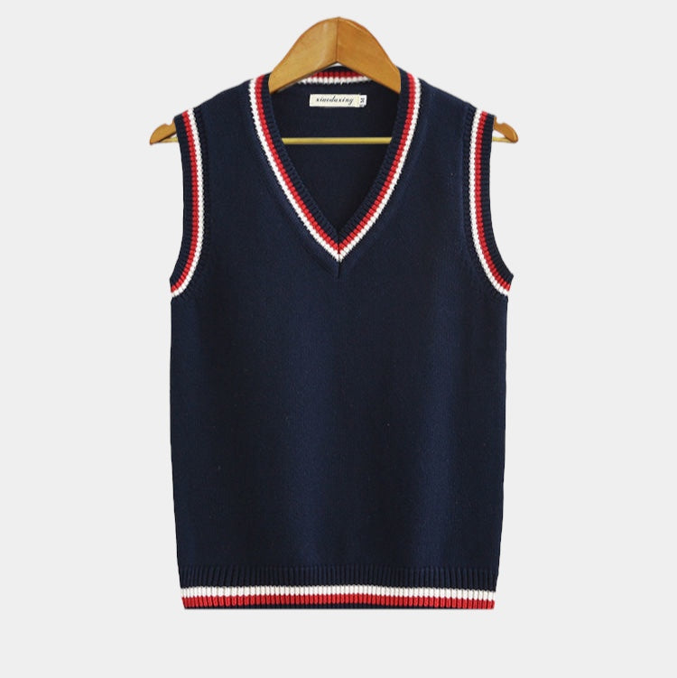 Brennor – Classic V Neck Mens Knitted Sweater Vest