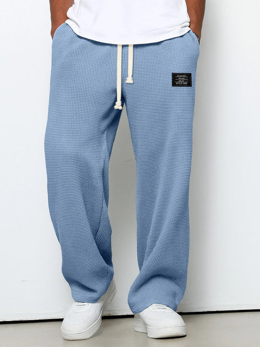 LISANDRO | PANTALONES ANCHOS CON TEXTURA DE NIDO DE ABEJA