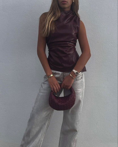 Atelier Fes | Ruby Leren Top
