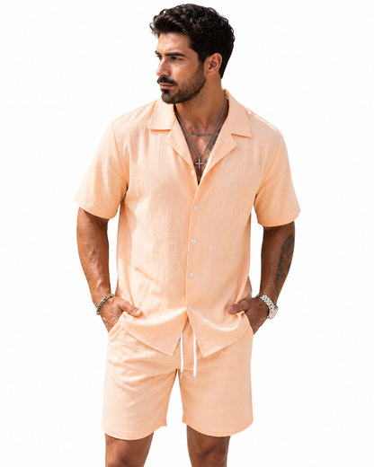 Vince luxe shirt - linnen stof  met v- hals