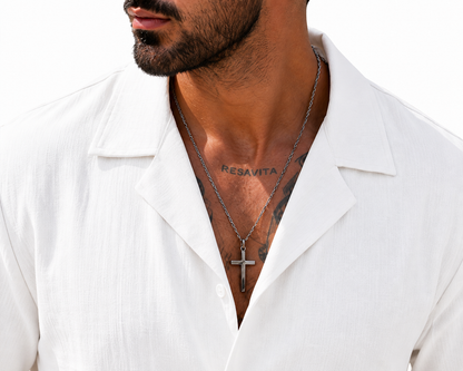 Vince luxe shirt - linnen stof  met v- hals