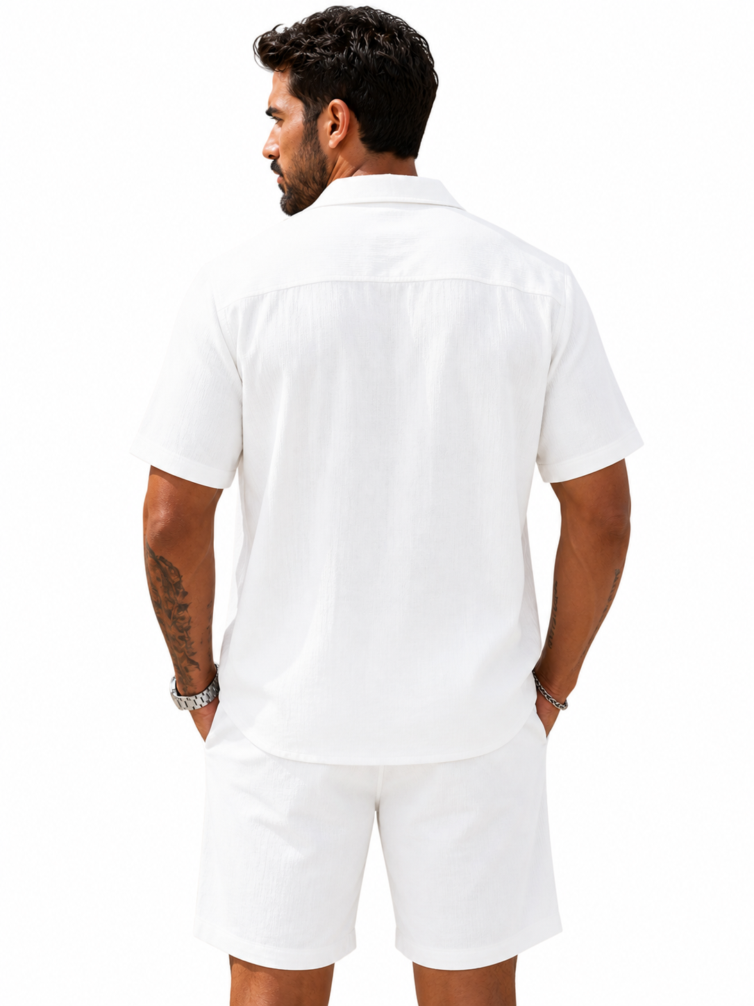 Vince luxe shirt - linnen stof  met v- hals