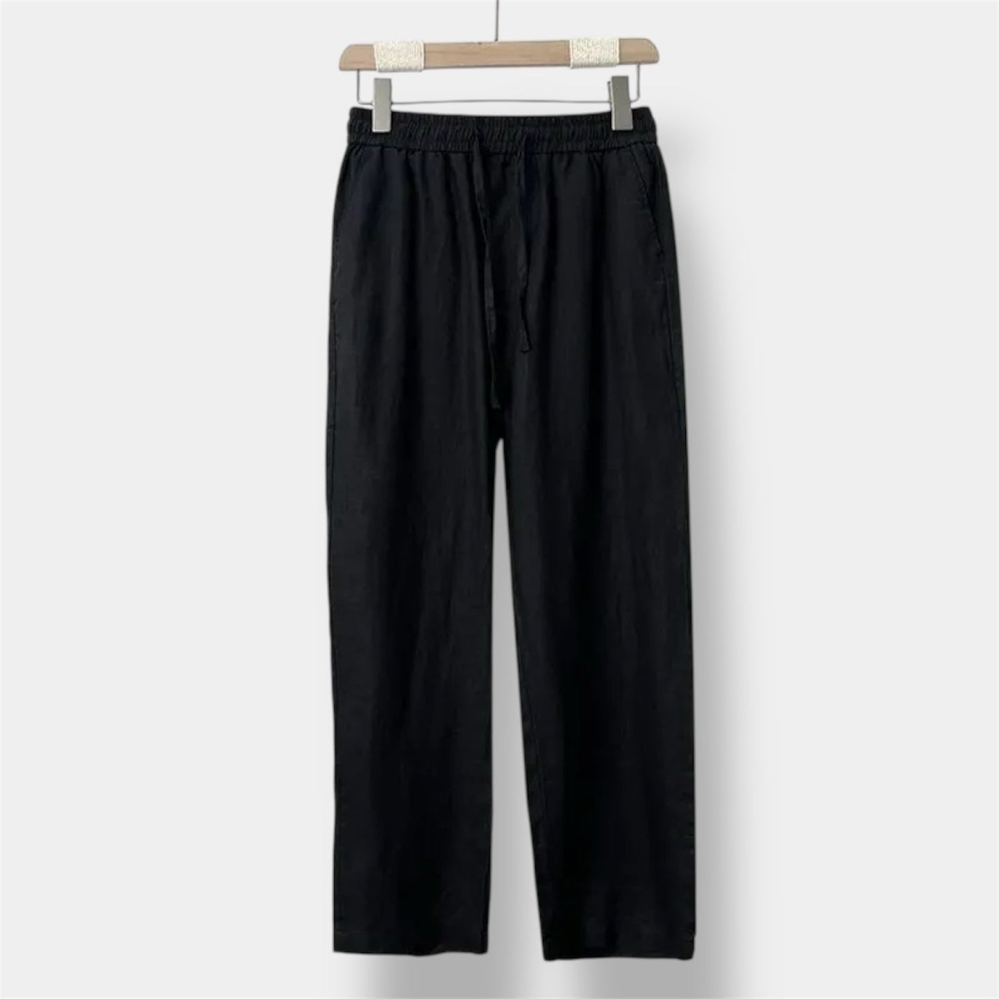 Old Money Pantalón Recto de Lino Premium Colección Elegancia Atemporal Exclusiva para Climas Cálidos