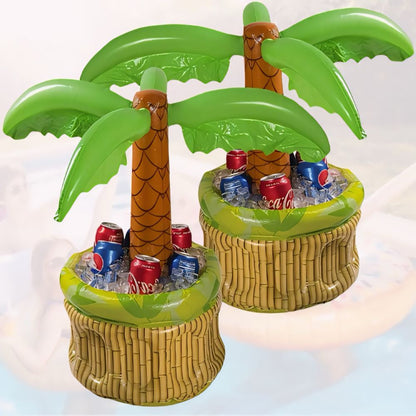 Sommerliche Kokospalme mit Getränkefunktion