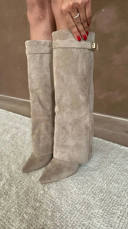 Veloura Women’s Elegant Tall Boots with Refined Silhouette and All-Day Comfort