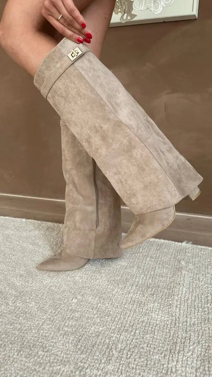 Veloura Women’s Elegant Tall Boots with Refined Silhouette and All-Day Comfort