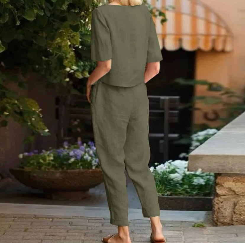 Hailey™ | Short Sleeve 2-piece Set