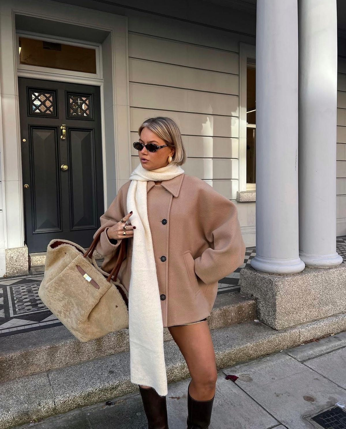 Eulalia  | Oversized wool coat