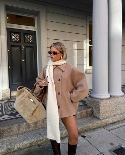 Eulalia  | Oversized wool coat