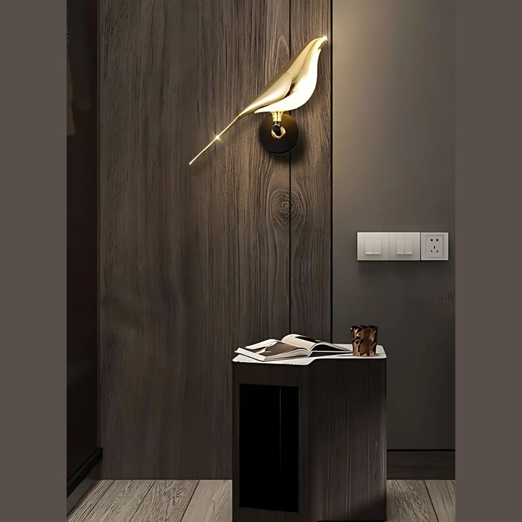 Vnitřní Moderní Nástěnná Lampa | Dekorativní Design Ptáka