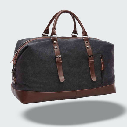 Icon | Leather Duffle Bag for Men - Durable Canvas Weekender Design 2
