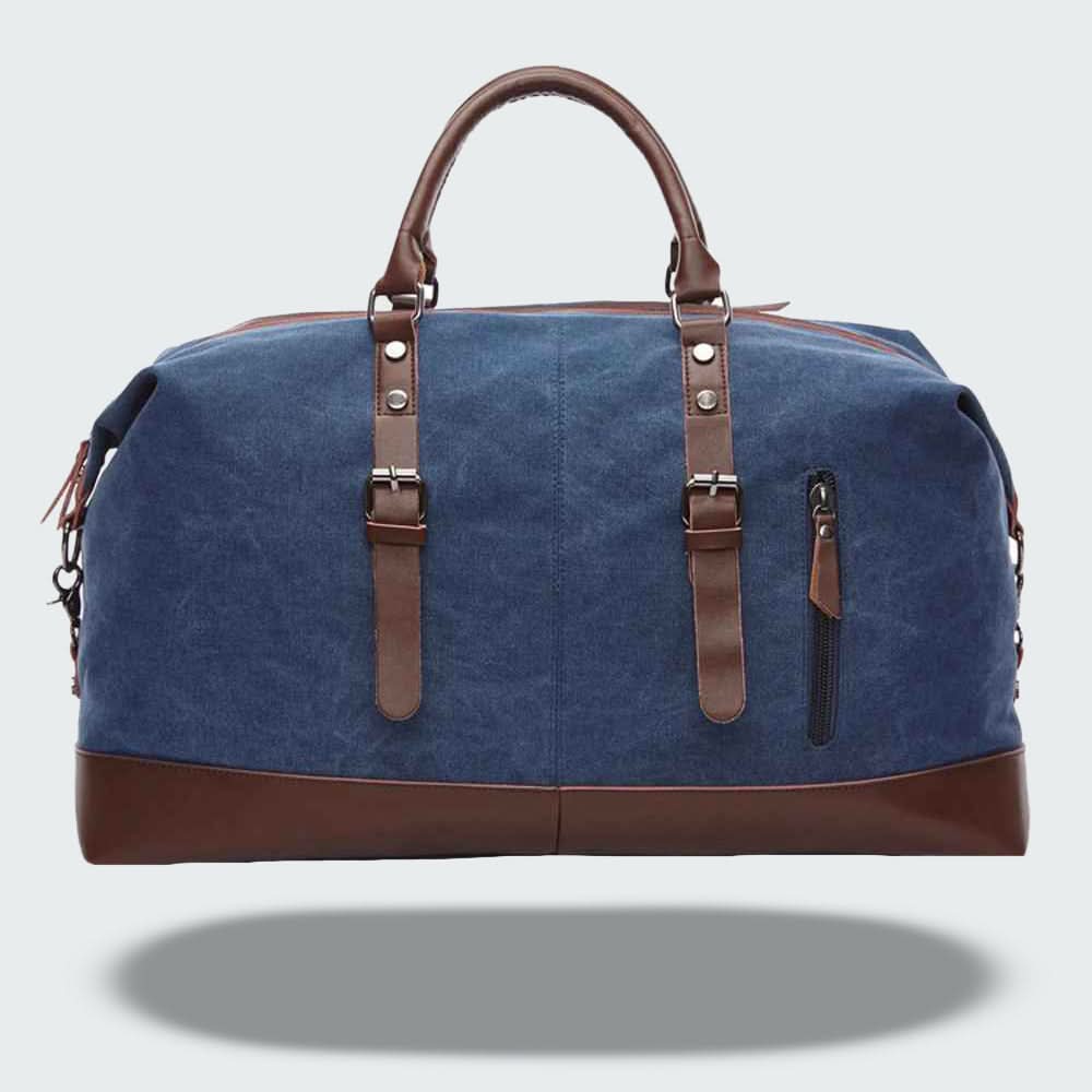 Icon | Leather Duffle Bag for Men - Durable Canvas Weekender Design 7