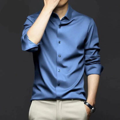 Valerio - Silk Business Formal Shirt
