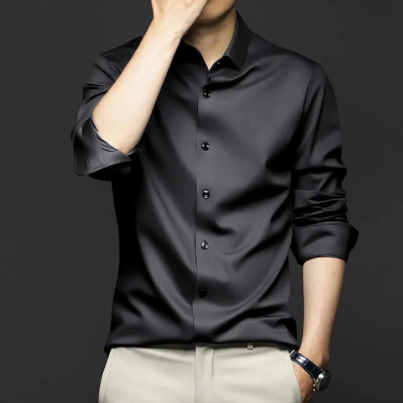 Valerio - Silk Business Formal Shirt