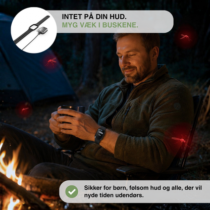 Ultralyds myggeafvisende armbånd – kemikaliefri LED-armbånd