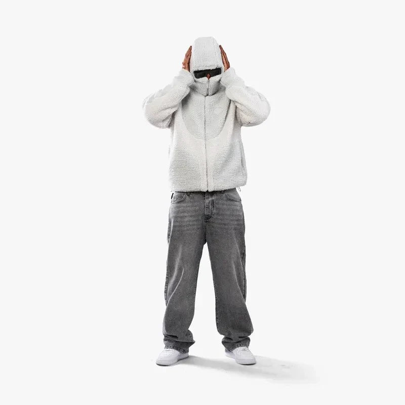 Cloud Lamb Wool Vintage Streetwear Hoodie