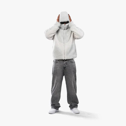 Cloud Lamb Wool Vintage Streetwear Hoodie