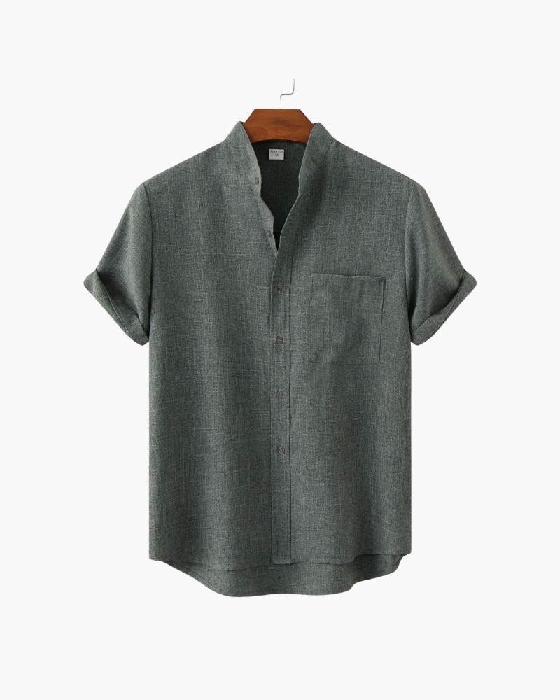CAMISA LINHO MONACO SAGE