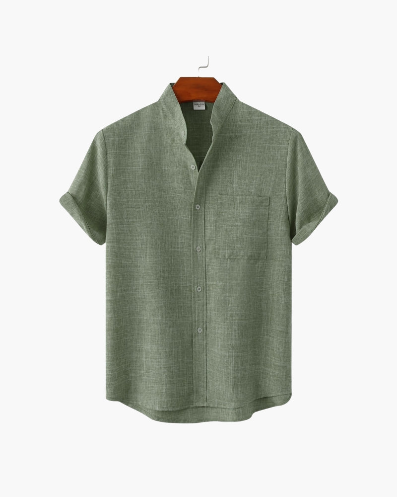CAMISA LINHO MONACO SAGE