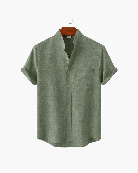 CAMISA LINHO MONACO SAGE