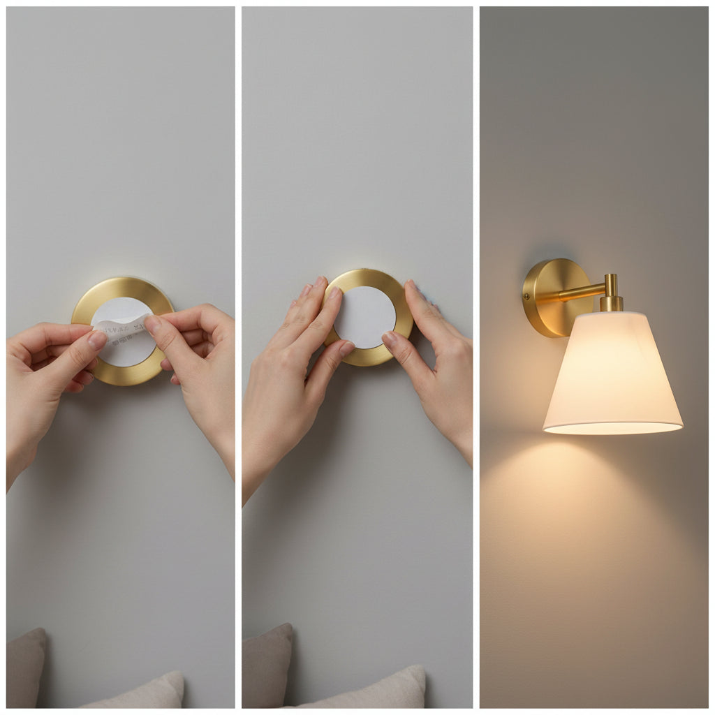 Élégancea™Applique Murale Sans Fil Design (lot de 2)