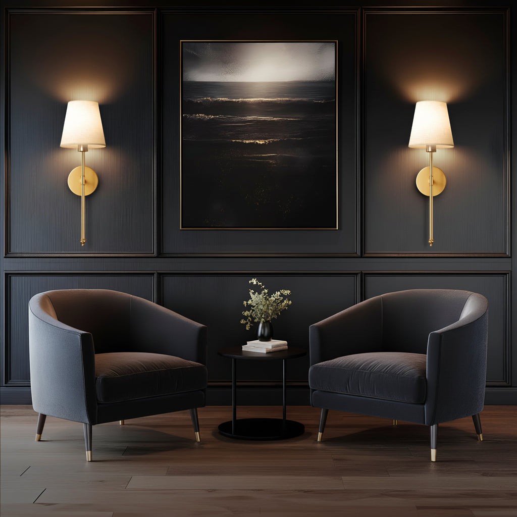 Élégancea™Applique Murale Sans Fil Design (lot de 2)
