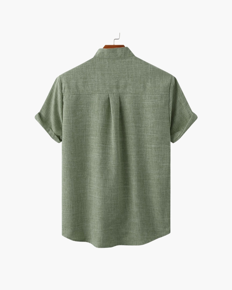 CAMISA LINHO MONACO SAGE