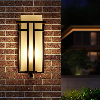 Industrial Wall Sconce with Metal Frame Design