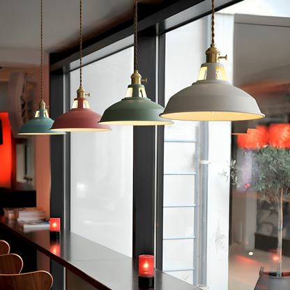 Industriële Retro Hanglamp Metaal – 1-Lichts Eetkamer Lamp voor Eetruimtes en Woonkamers 4
