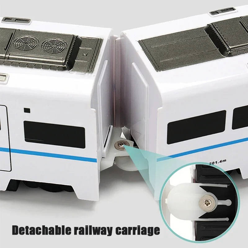 Interactive Train Toy Set for Toddlers – 4 Car Train with Spinning Action, Flashing Lights, and Realistic Sounds 4