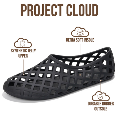 Project Cloud Women's | Waterproof Ballet Flats Shoes for Women | Lightweight | Non-Slip - Jellz - Project Cloud - Sandals -Shop Project Cloud premium footwear Now!