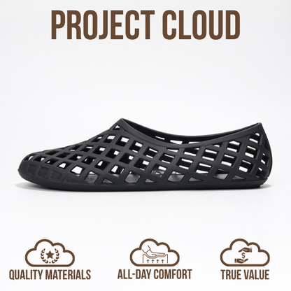 Project Cloud Women's | Waterproof Ballet Flats Shoes for Women | Lightweight | Non-Slip - Jellz - Project Cloud - Sandals -Shop Project Cloud premium footwear Now!