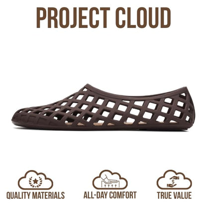 Project Cloud Women's | Waterproof Ballet Flats Shoes for Women | Lightweight | Non-Slip - Jellz - Project Cloud - Sandals -Shop Project Cloud premium footwear Now!