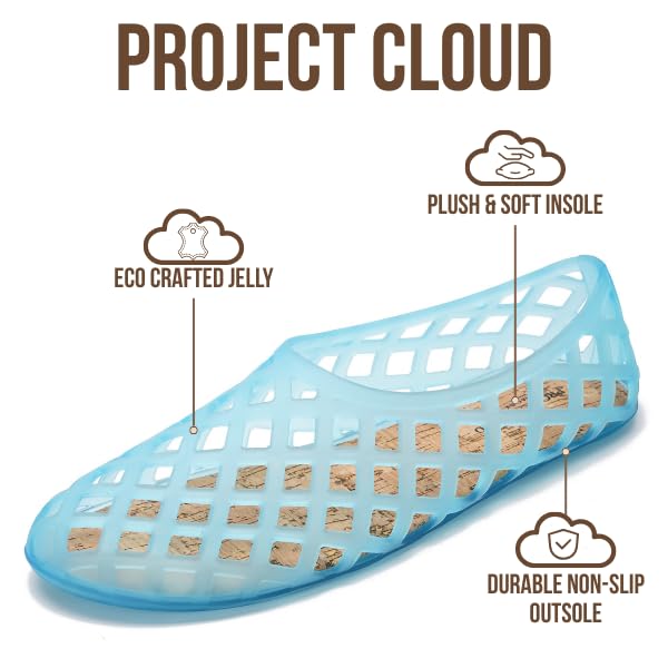 Project Cloud Women's | Waterproof Ballet Flats Shoes for Women | Lightweight | Non-Slip - Jellz - Project Cloud - Sandals -Shop Project Cloud premium footwear Now!