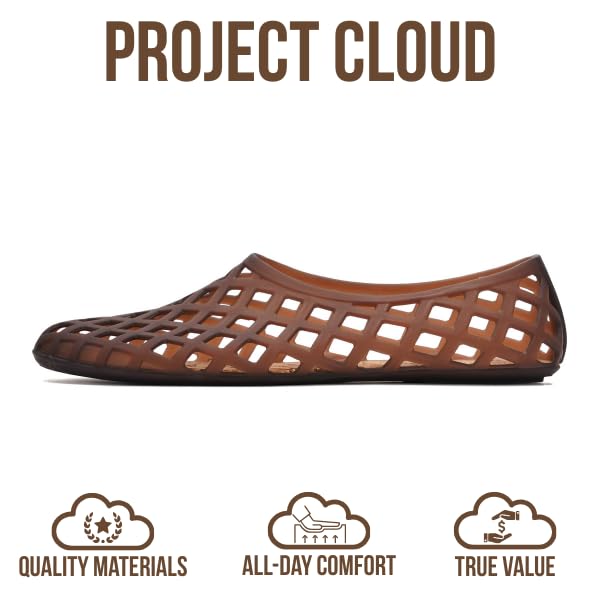 Project Cloud Women's | Waterproof Ballet Flats Shoes for Women | Lightweight | Non-Slip - Jellz - Project Cloud - Sandals -Shop Project Cloud premium footwear Now!