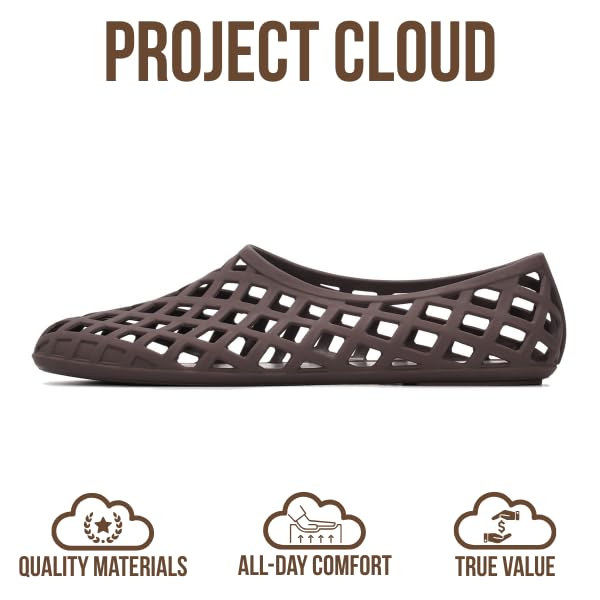 Project Cloud Women's | Waterproof Ballet Flats Shoes for Women | Lightweight | Non-Slip - Jellz - Project Cloud - Sandals -Shop Project Cloud premium footwear Now!