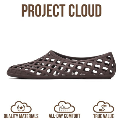Project Cloud Women's | Waterproof Ballet Flats Shoes for Women | Lightweight | Non-Slip - Jellz - Project Cloud - Sandals -Shop Project Cloud premium footwear Now!