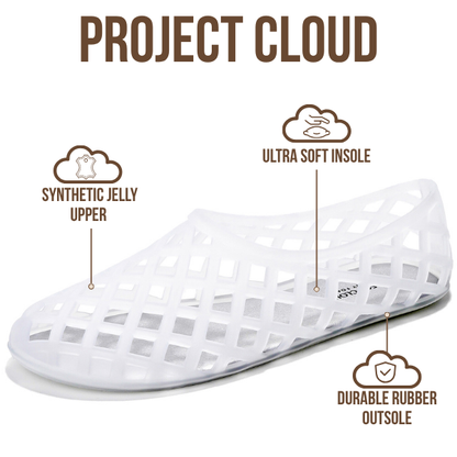 Project Cloud Women's | Waterproof Ballet Flats Shoes for Women | Lightweight | Non-Slip - Jellz - Project Cloud - Sandals -Shop Project Cloud premium footwear Now!