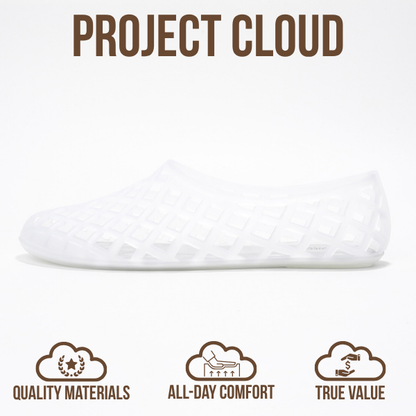 Project Cloud Women's | Waterproof Ballet Flats Shoes for Women | Lightweight | Non-Slip - Jellz - Project Cloud - Sandals -Shop Project Cloud premium footwear Now!