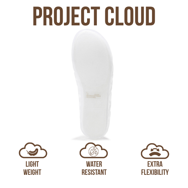 Project Cloud Women's | Waterproof Ballet Flats Shoes for Women | Lightweight | Non-Slip - Jellz - Project Cloud - Sandals -Shop Project Cloud premium footwear Now!